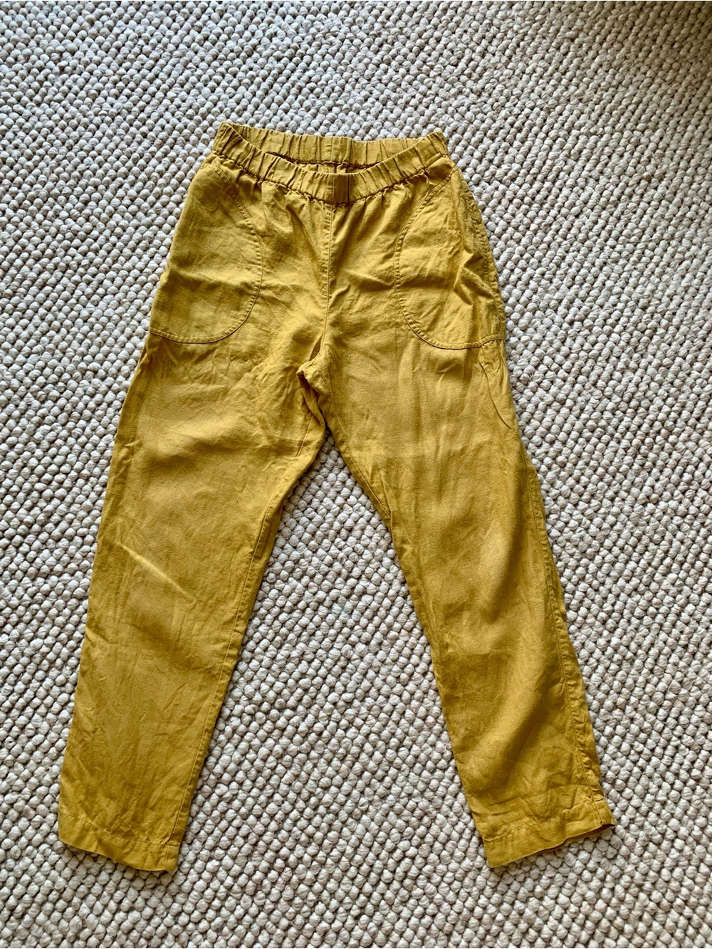 NotPerfectLinen Genova Trousers in Honey